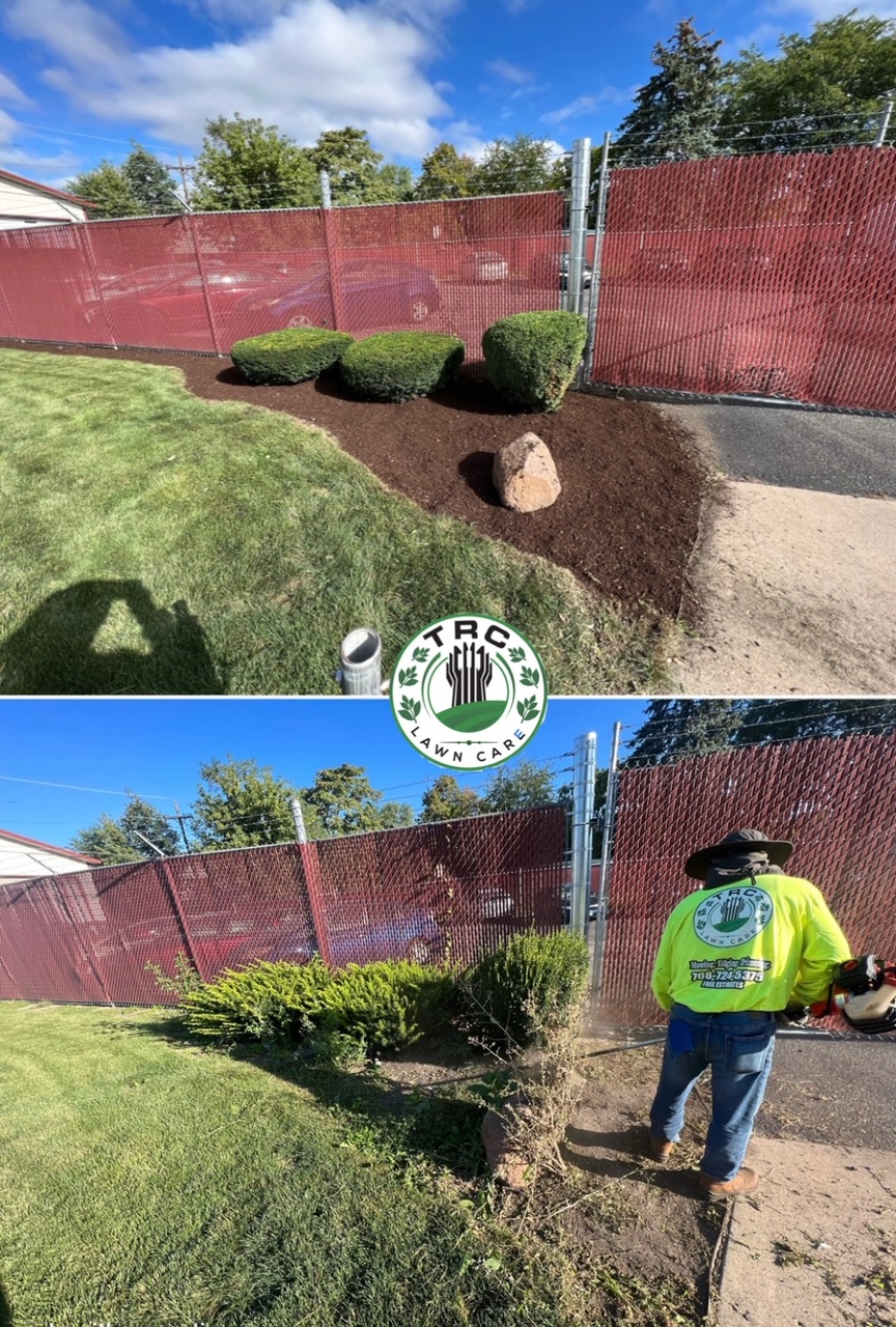 Bush trimming and New Mulch